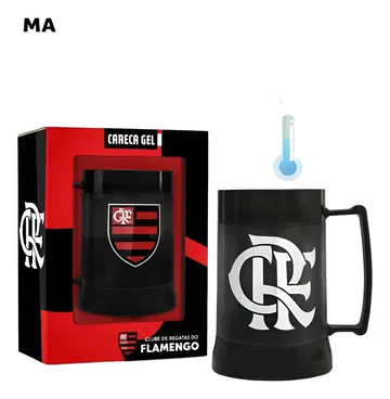 Copo térmico de chopp do Flamengo edição Libertadores